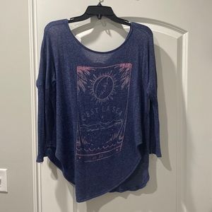 Hollister Navy Blue Long Sleeve